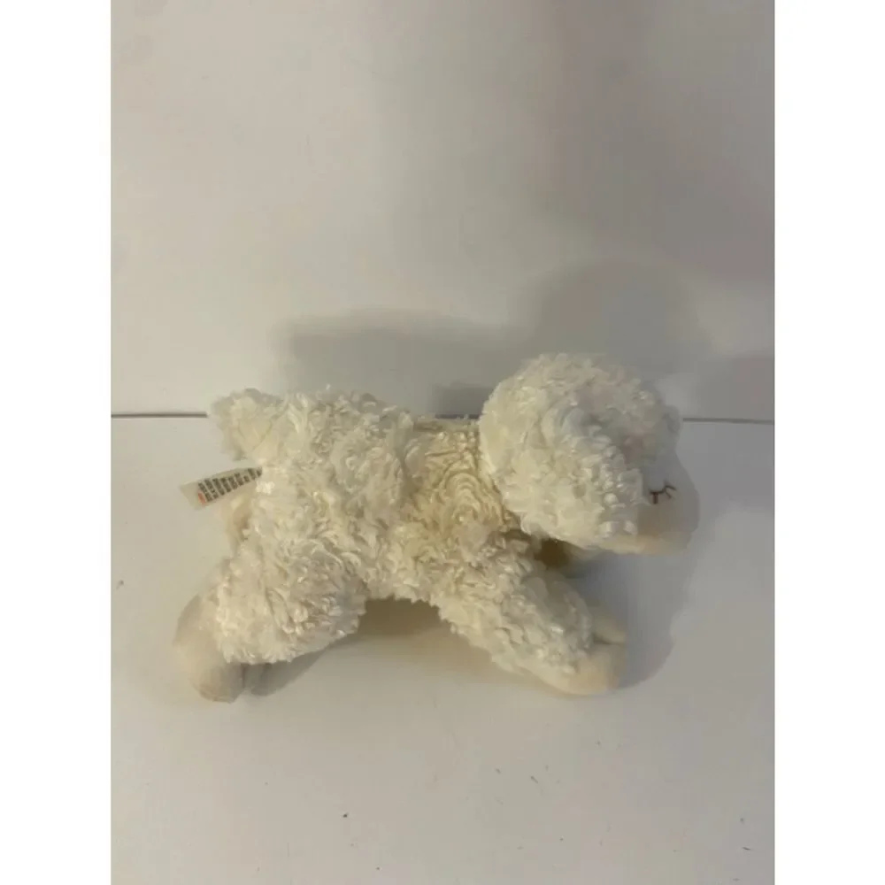 Gund‎ white lamb rattle winky 058133